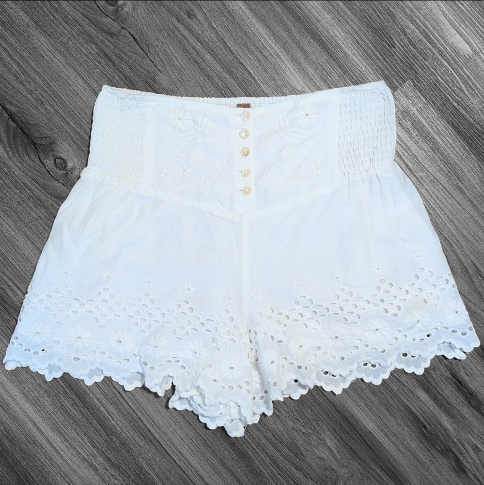 Free People Sweet Like Cotton Candy Shorts